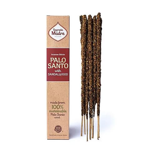 Incenso Botanico in Bastoncini Sagrada Madre - Palo Santo e Sandalo