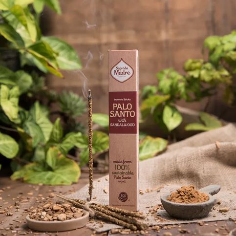 Incenso Botanico in Bastoncini Sagrada Madre - Palo Santo e Sandalo
