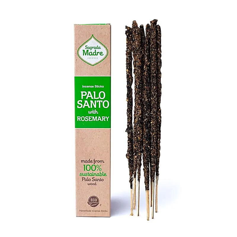 Incenso Botanico in Bastoncini Sagrada Madre - Palo Santo e Rosmarino
