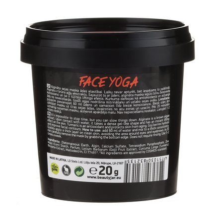 Maschera Viso Peel-Off con Alginati - Curcuma e Bacche di Goji