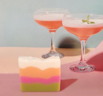 Sapone Artigianale - Peach And Golden Raspberry Martini