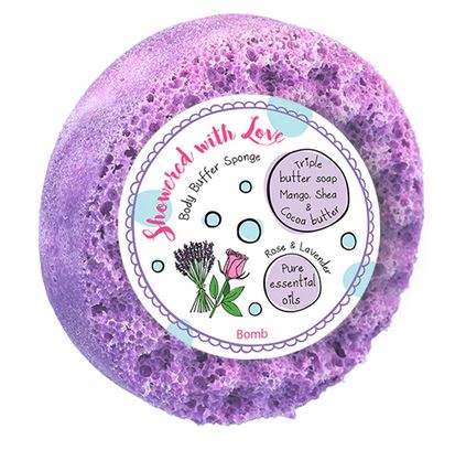 Spugna di Sapone Massaggiante - Rosa e Lavanda