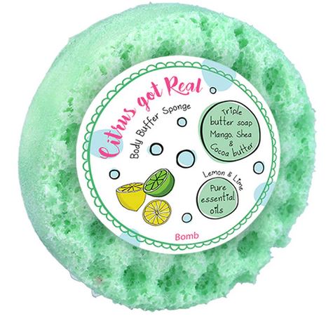 Spugna di Sapone Massaggiante - Limone e Lime