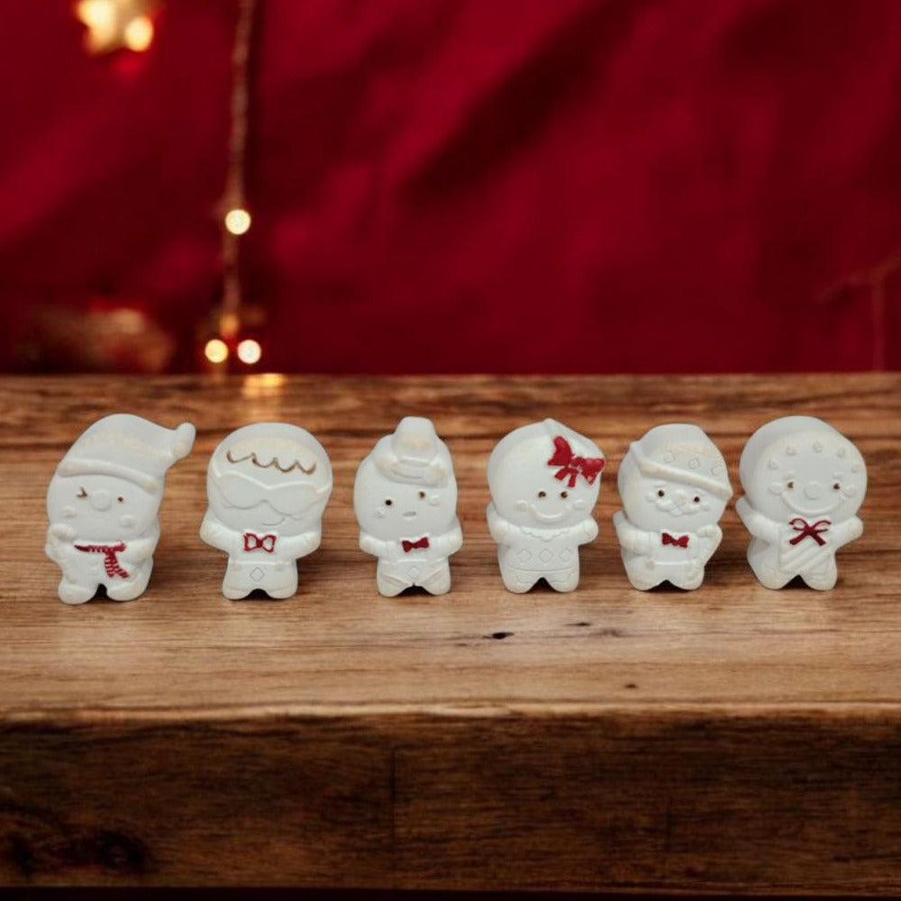 Ceramiche profumate artigianali omini di pan di zenzero fragranza Pandoro