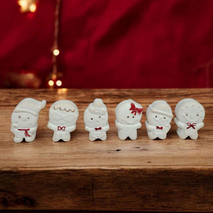 Ceramiche profumate artigianali omini di pan di zenzero fragranza Pandoro